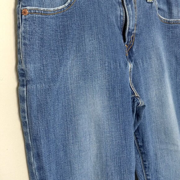 Levis Jeans Women's 10S 525 Boot Cut Blue Stretch Medium Wash Blend Denim - Picture 7 of 12